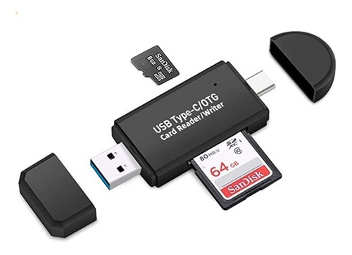 Lector De Memoria Tipo C Y Usb 2 En 1