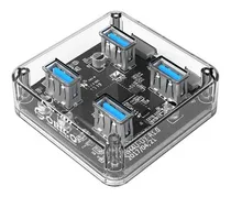 Comprar Hub USB 3.0 - 4 puertos - Transparente - Orico - MH4u-U3