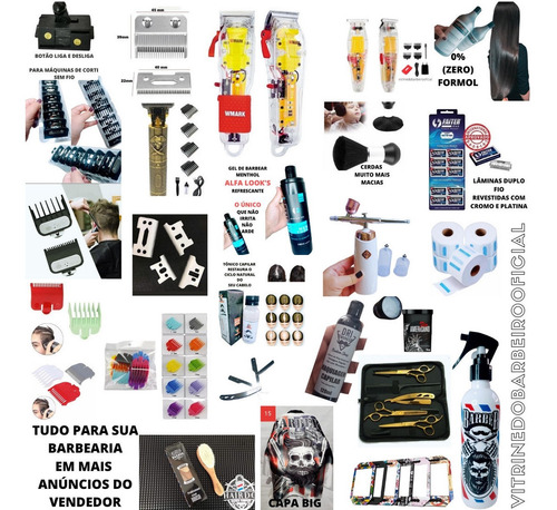 Kit 3 Pentes Disfarce Degradê Navalhado Máquinas Kemei Wahl