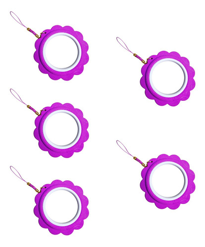 5x Mini Bordado Hoop Marco De Bordado De Bordado Púrpura
