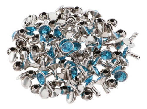 50pcs Remaches De Botón A Presión Artesanía De Cuero Para