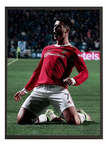 Quadro Cristiano Ronaldo No Manchester United 1365