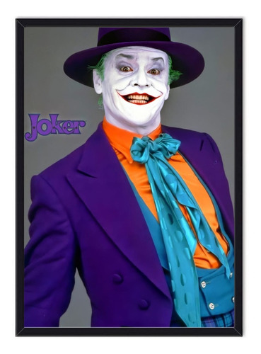 Cuadro Enmarcado - Póster Joker - Jack Nicholson