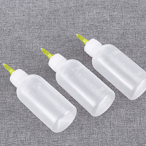 Botella Dispensadora Con Aguja, Botella De Plástico, 20 Unid