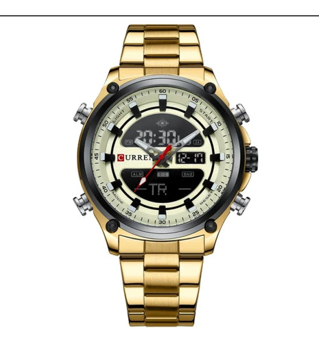 Reloj Para Caballero Modelo 8404 Cronografo En Acero Inox