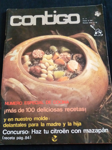 Revista Contigo N° 11 Especial De Cocina. L