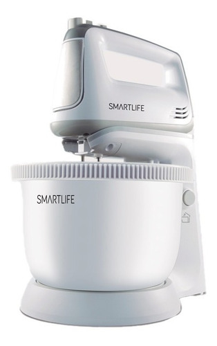 Imagen 1 de 5 de Batidora De Mano Smartlife Sl-hm5035 5 Velocidades 300w Bowl