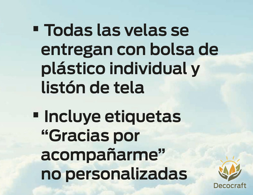 Recuerdos Bautizo Pack 20 Velas Aromáticas Bolos Niño Niña