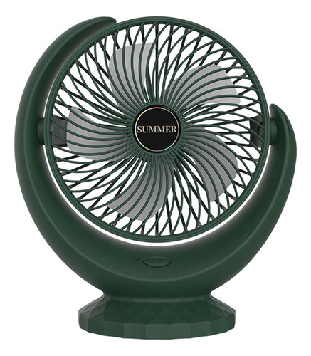 Ventilador Mesa Ajustable, Silencioso, Recargable, Ligero