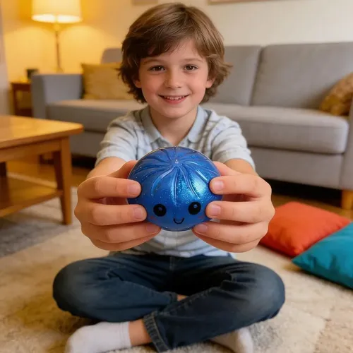 ¡Albóndigas Gigantes Antiestrés! Bolas Blandas Apretables Con Forma De Dumpling, Juguete Sensorial Para Aliviar El Estrés, Ideal Para Regalar Y Jugar En Familia
