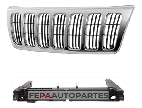 Parrilla Rejilla Frontal Jeep Grand Cherokee 2000 / 2004