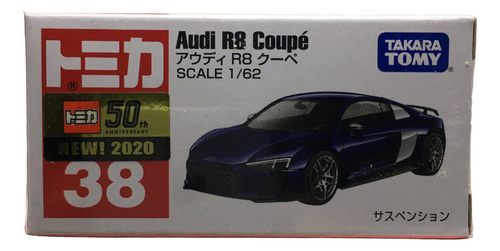 Lzl Takara Tomy Tomica Nº 38 Audi R8 Coupé 1/62 [u]