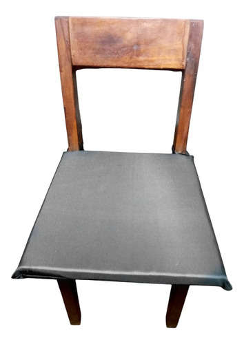 Almohadón Cubre Asiento 40x40 Cm Impermeable Antidesgarro Gris Oscuro Liso