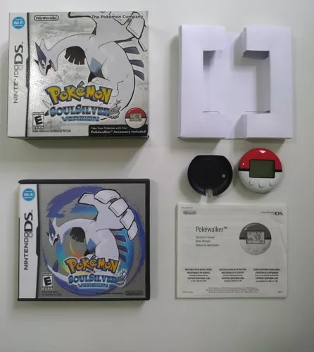 Box Pokémon Soul Silver Original Ds Pokedex Completa - Escorrega o Preço