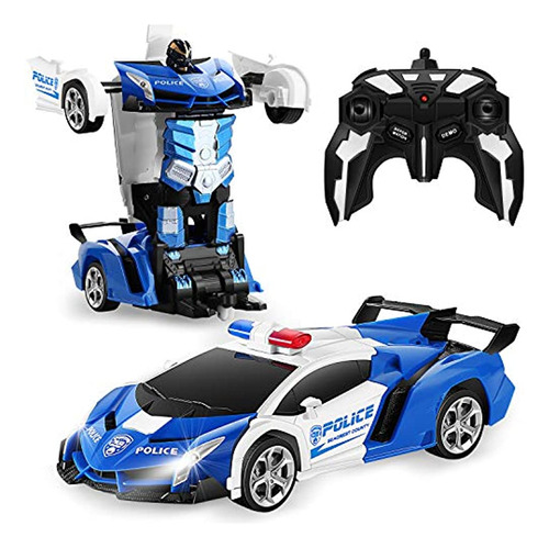 Figrol Transform Rc Car Robot, Coche De Control Remoto Indep