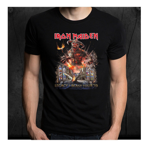 Remera Bandas Rock Iron Maiden Legacy Of The Beast