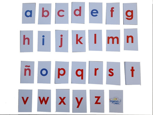 Juego Didáctico Letras Montesori Ingeniacrea Tablerotarjetas
