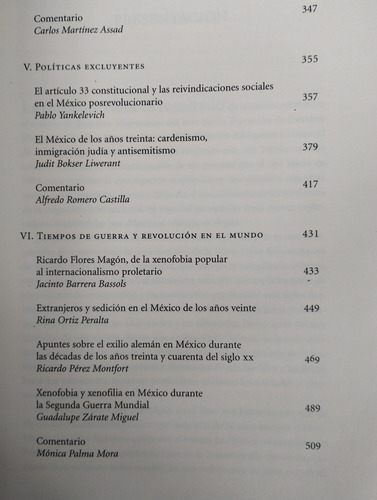 Xenofobia Y Xenofilia En La Historia De México Xix Y Xx.