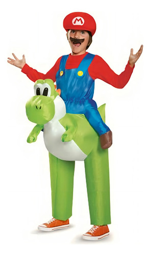 Disguise Costumes Traje Para Niños Mario Riding Yoshi, Color Multi