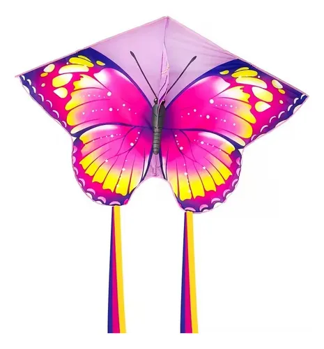comprar Cometa Grande Forma De Mariposa Multicolor Barrilete