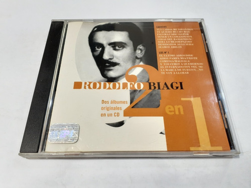 2 En 1, Rodolfo Biagi - Cd 1999 Nacional Excelente 8.5/10