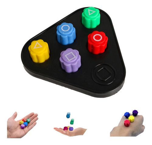 Gonggi Dados Juego Del Calamar Juegos Colecciónable Color Amarillo