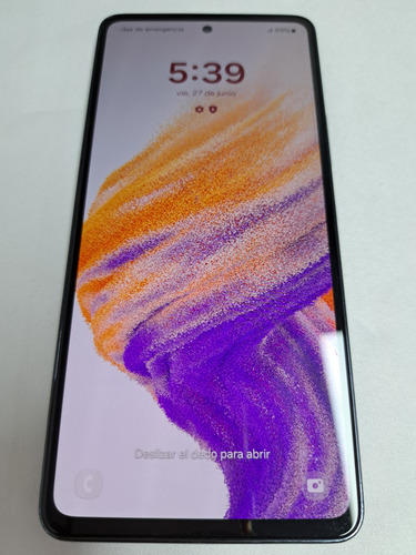 Samsung Galaxy A53 5g 128gb + 8gb Ram Detalle En Pantalla Negro