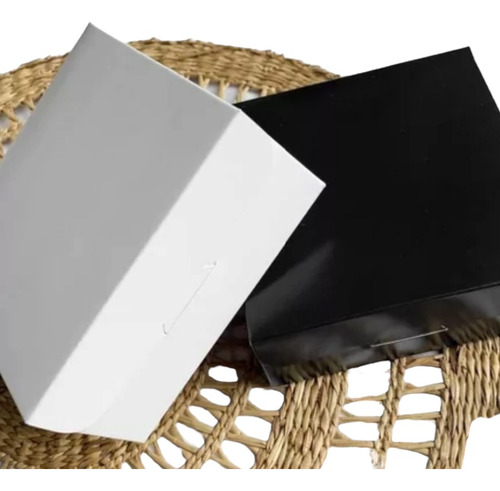 Combo Caja Multiuso Negra Y Blanca S/visor(12*12*5) X 30 