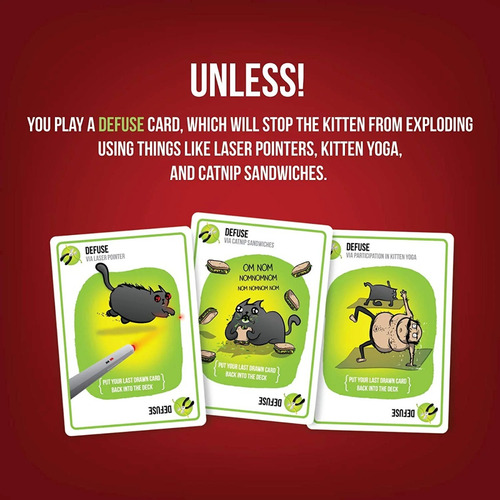 Exploding Kittens Original - Juego De Mesa Exploding Cats