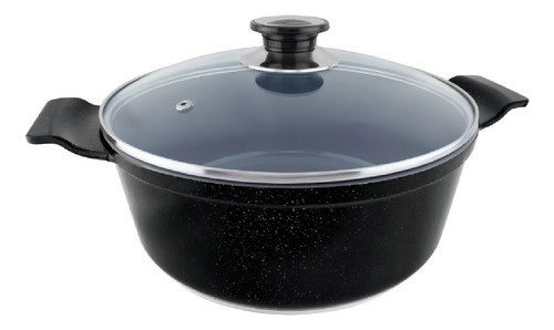 Jogo De Panelas Revestimento Cerâmico Linha Elegance 5 Peças Javali Cor Preto