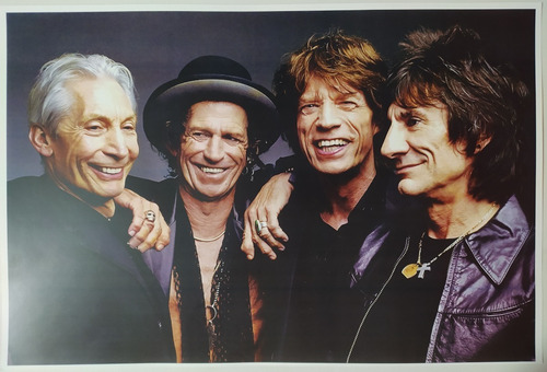 Poster Lamina Rolling Stones Keith Sombrero Laser Rock