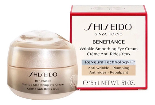 Crema Ojos Anti-arrugas Shiseido Benefiance Wrinkle 15ml