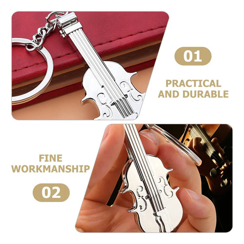 Colgante Con 12 Llaveros Para Instrumento Musical En Forma D