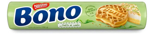 Biscoito Recheio Torta De Limão Bono Pacote 126g