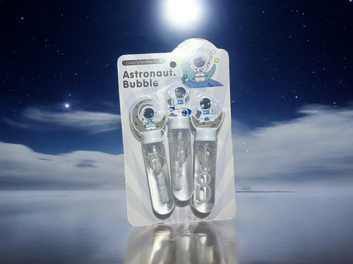 12 Burbujas Para Niños Astronautas Bolos Piñatas Fiesta