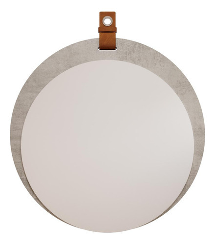 Espelho De Banheiro 60cm Mgm Lua Cinza