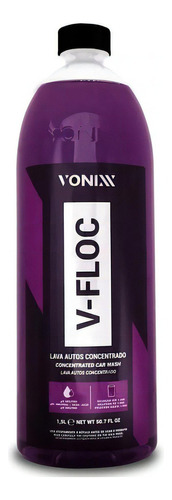 Shampoo Para Autos V - Floc Vonixx Super Concentrado 1.5 L