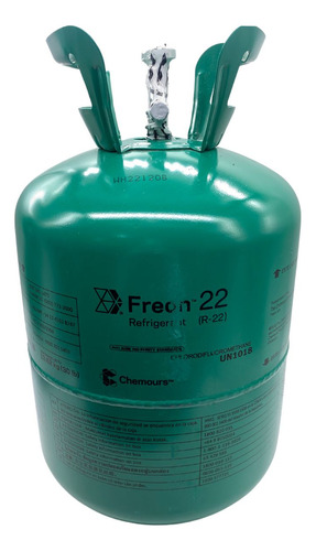 Botija Fluido Refrigerante Chemours  R22 13,62kg Freon 