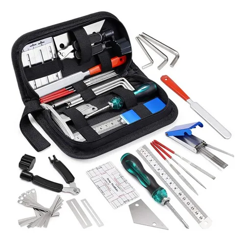 Kit De Ferramentas 25 Em 1 Para Reparo De Guitarras E Troca
