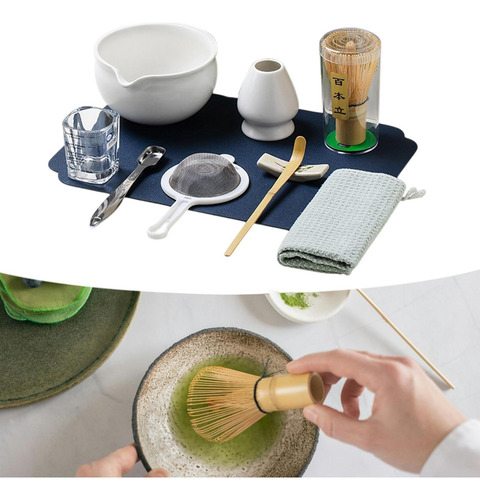 10x Matcha Tea Juego De Té Sifter Matcha Bowl Con Mate