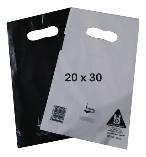 Bolsas Tienda Boutique Reutilizable 20x30 Cms - Pack X 100