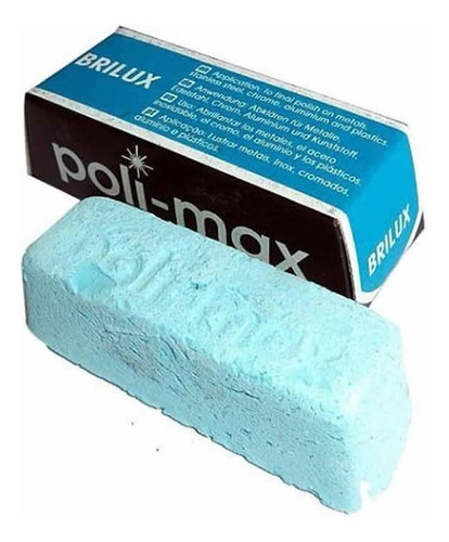 Massa De Polimento Azul Lustrar Alumínio - Brilux 100g