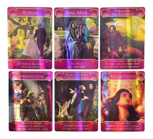 Romance Angels Oráculo De Los Ángeles Del Amor Holográfico