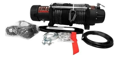 Winch Electrico 12000lbs Cable 27mts Compatible Con Jeep 4x4