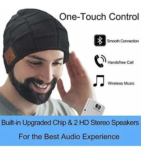 Gorro Con Auriculares Bluetooth Regalo Tecnológico Único