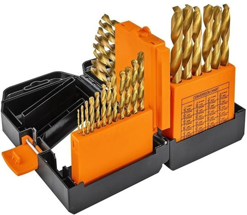 Imagen 2 de 3 de Jgo Mechas Titanium Para Metales 29 Pzas Warrior