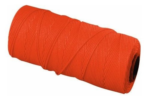 Nylon #18 Trenzado - 500' Naranja Neon