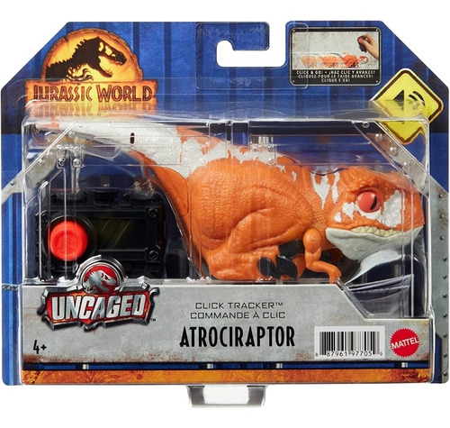 Velociraptor Jurassic World Uncaged Clik Naranje