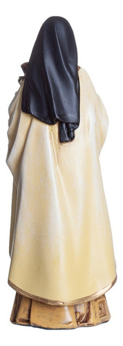 Santa Teresa 15cms Escultura De Resina Dari & Alice Color Blanco
