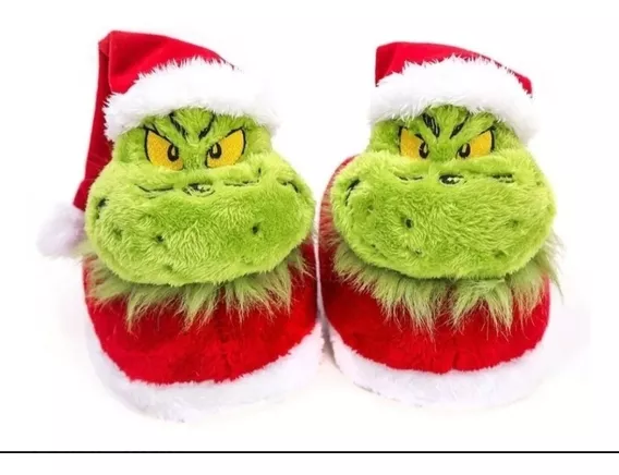 Pantuflas Grinch Navidad Originales